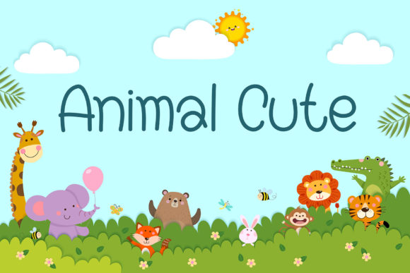 Animal Cute: A Playful Font for Charming Designs