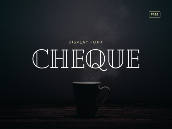 Cheque: A Display Font for Bold, Elegant Statements
