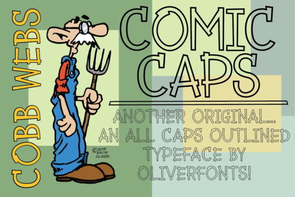 Comic Caps: A Playful Font for Lively Designs