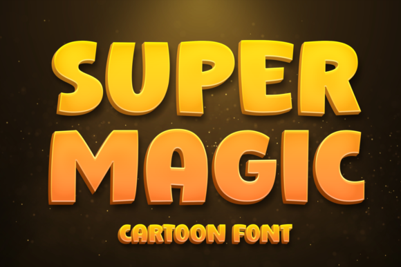 Super Magic Font: A Playful Display Typeface for Creative Projects