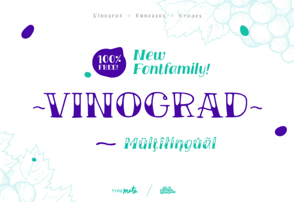 Vinograd: A Handmade Font with Striking Character